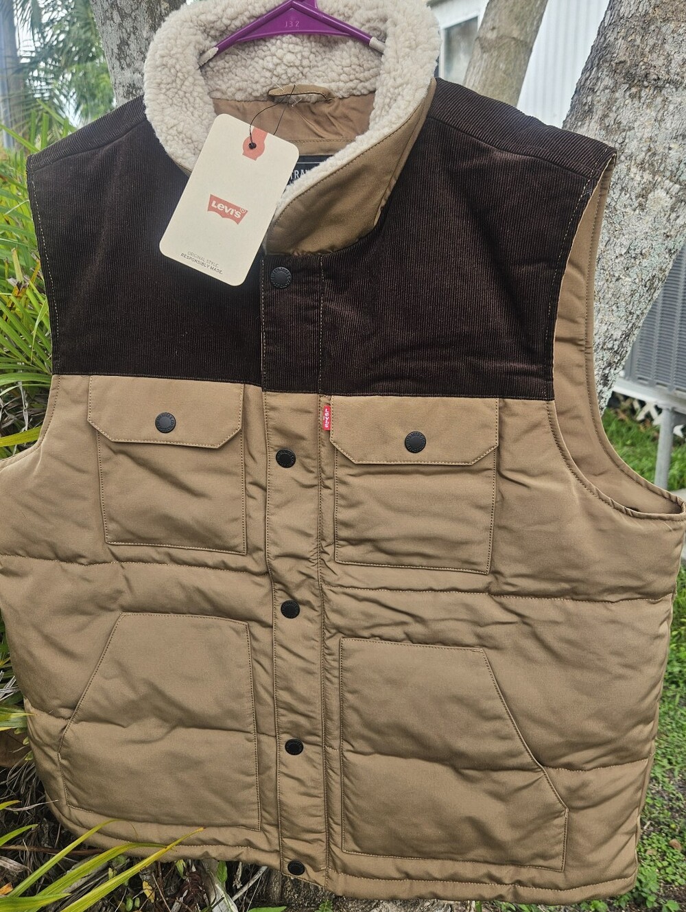 LEVIS JACKET VEST, New With Tag, Corduroy Levi Strauss Jacket, Levis Vest Jacket